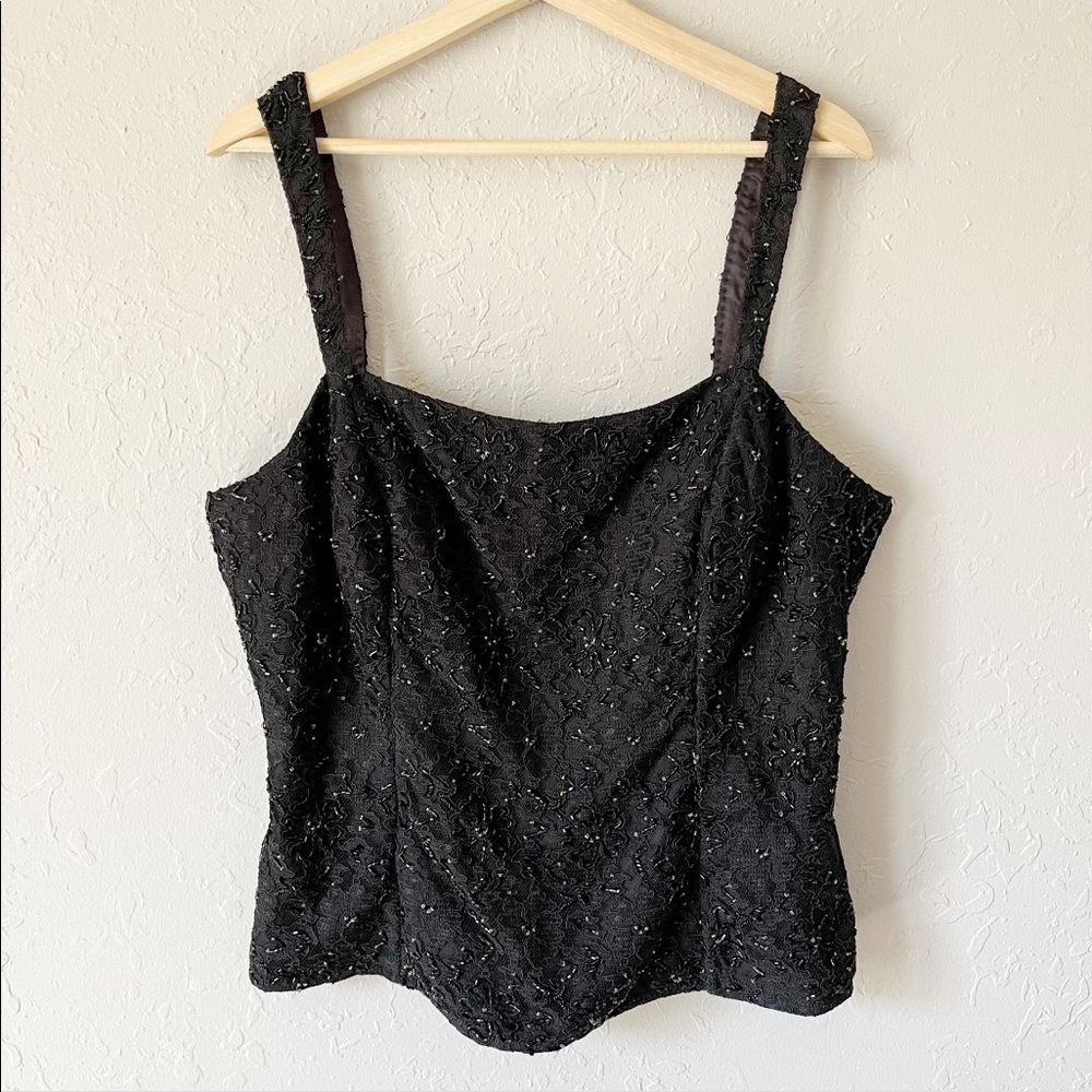 Cassandra Stone Vintage Beaded Bodice tank 14 - Picture 10 of 10